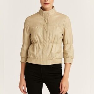 BRUNELLO CUCINELLI Leather Jacket NWT